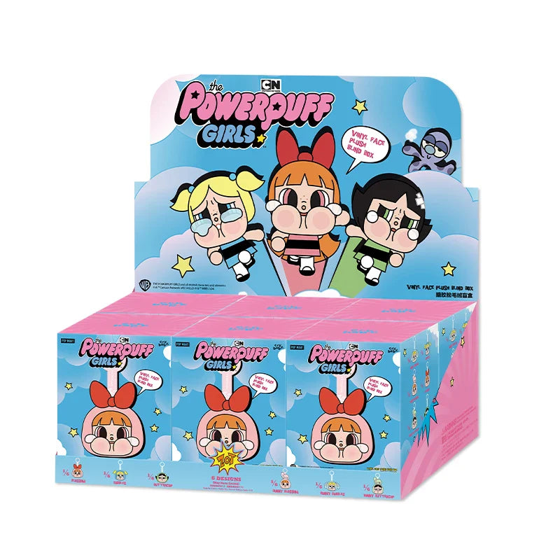 Genuine Pop Mart × Powerpuff Girls Series - Vinyl Face Plush Blind Box Full Set of 6 Boxes Flowers - Tophatter Daily Deals
