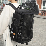 Foldable Dry-Wet Separation Gym Travel Bag Black Duffel Bags - Tophatter Daily Deals