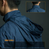 Lightweight Men’s Jacket - Tactical Zip, Polyester, Summer - Tophatter Daily Deals