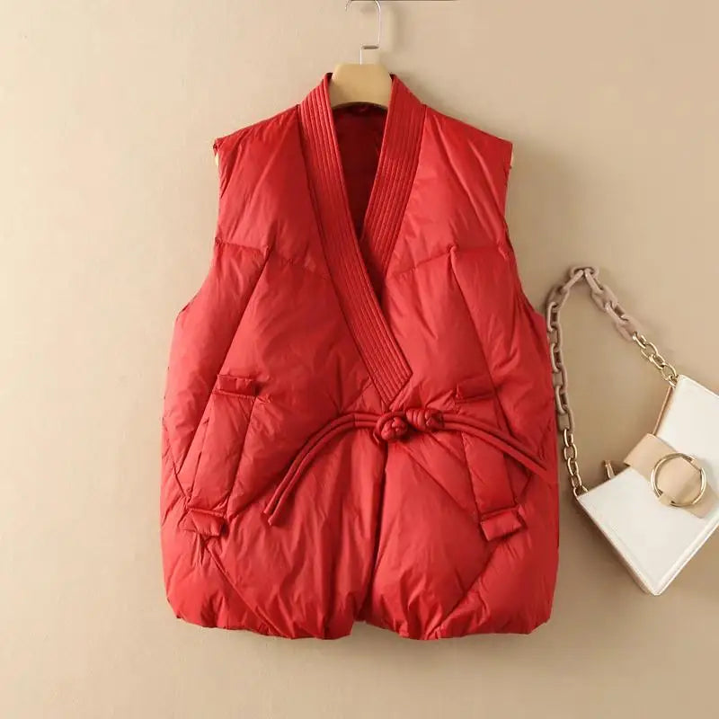 Insulating Womens Vest - Cropped Quilted, Streetwear - Tophatter Daily Deals