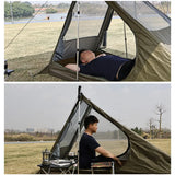 Airy 1 Mesh Tent Backpacking Shelter with Dual Doors Green Tents - Tophatter Daily Deals
