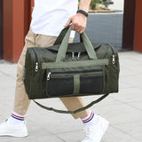 Oxford Travel Sports Bag Dry/Wet Separation Green Duffel Bags - Tophatter Daily Deals