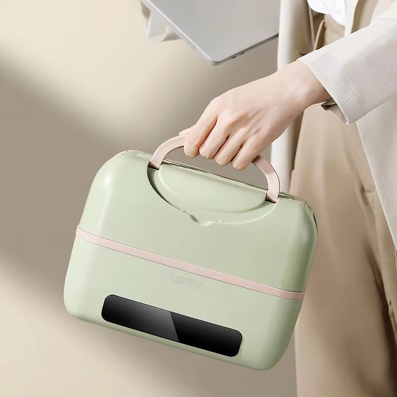 Portable Electric Lunch Box with Double-Layer Electric Lunch Boxes - Tophatter Daily Deals