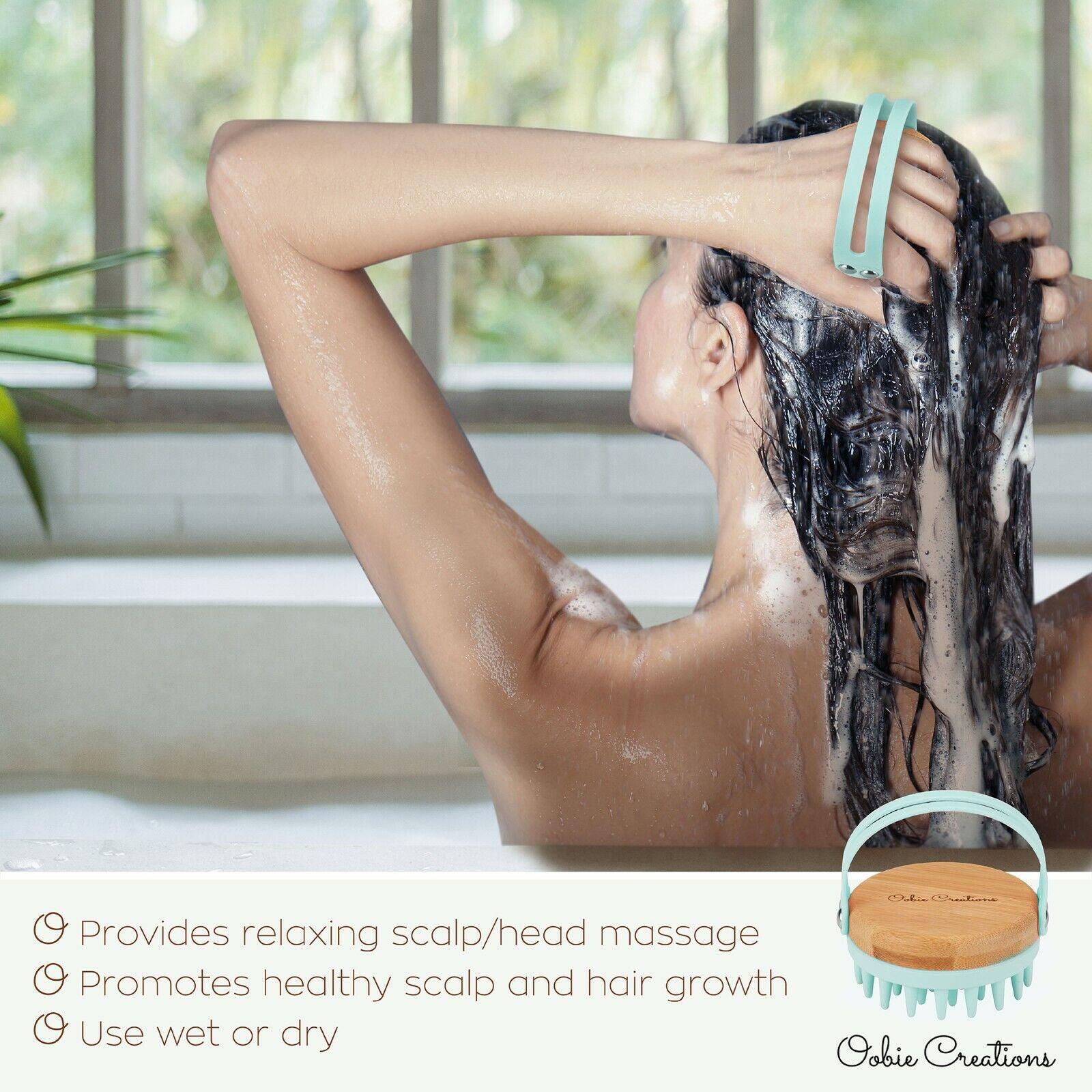 Scalp Exfoliation Brush - Scalp Massager Shampoo Brush Hair Washing Massager Scalp Brush Scrubber Hair Care - Tophatter Daily Deals