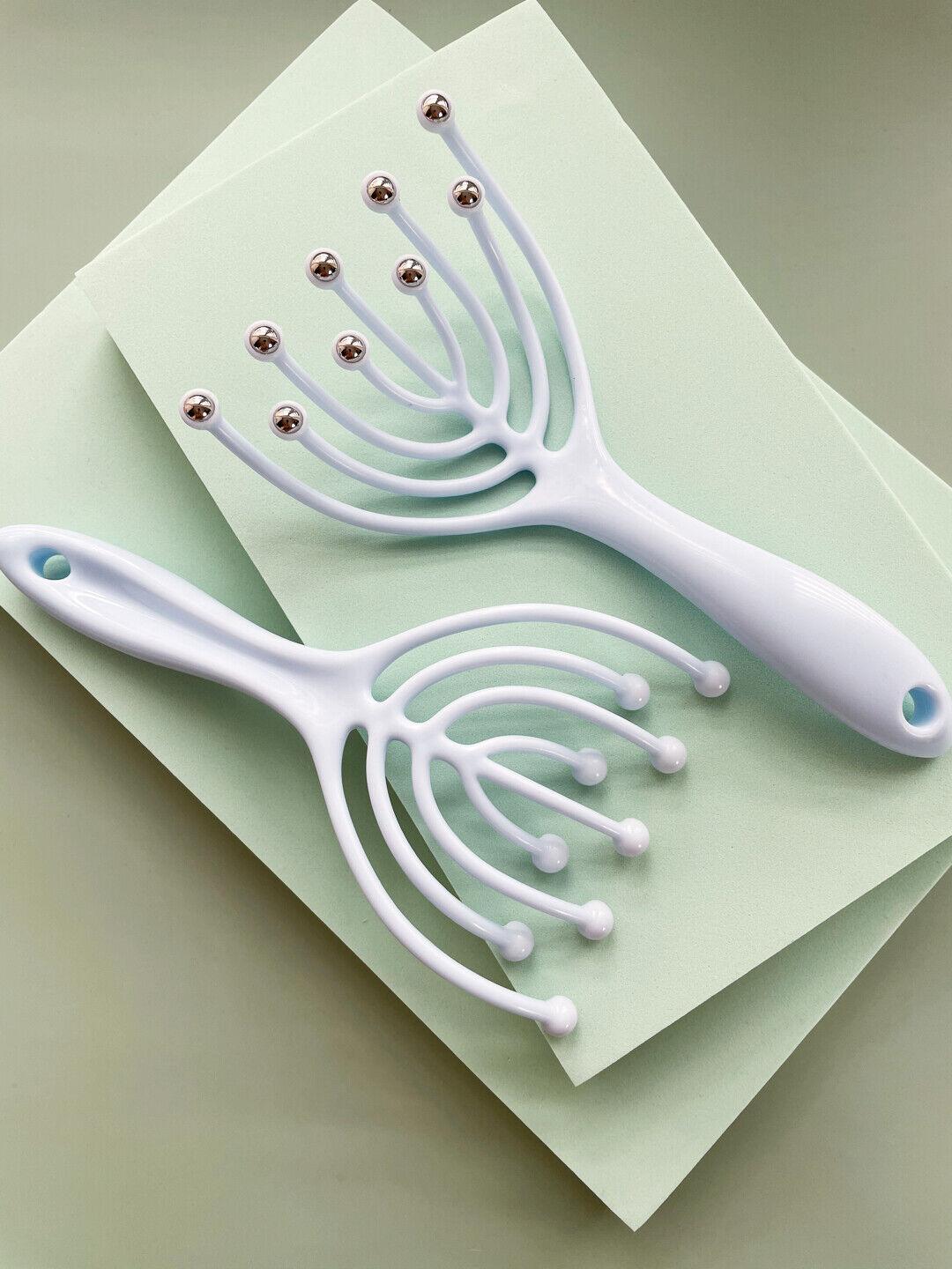 Electric Head Massager - Scalp Massager to Stimulate Treatment Hair Growth Octopus Head Scalp Brush Neck Hair Care - Tophatter Daily Deals