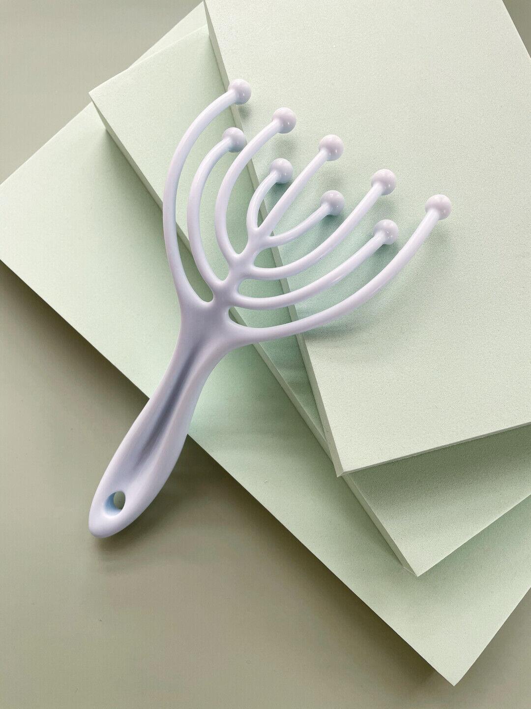 Electric Head Massager - Scalp Massager to Stimulate Treatment Hair Growth Octopus Head Scalp Brush Neck Hair Care - Tophatter Daily Deals