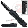 Black Scarab Dual Action OTF Automatic Knife - Tanto Edge Plain Knife-OTF - Tophatter Daily Deals