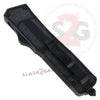 Black Scarab Dual Action OTF Automatic Knife - Tanto Edge Plain Knife-OTF - Tophatter Daily Deals