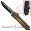 Bronze Scarab Dual Action OTF Automatic Knife - Single Edge Plain Knife-OTF - Tophatter Daily Deals