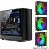 PC Case Glass Side ATX M ATX ITX Support 360mm Radiator G3 7Prox3 - Tophatter Daily Deals