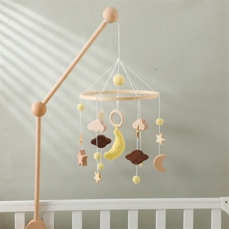 Hot Air Balloon Crib Mobile Newborn Sensory Toys Soothing - Tophatter Daily Deals