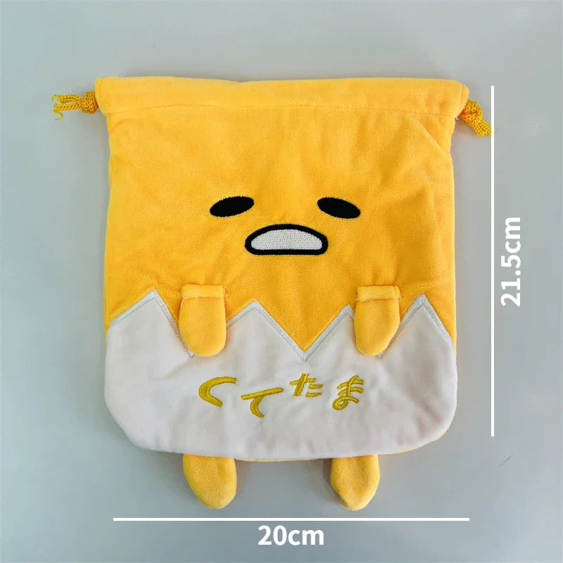 Sanrio Gudetama Drawstring Bag Anime - Tophatter Daily Deals