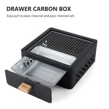 Multi-Functional Camping Stove Grill Black Camp Cooking - Tophatter Daily Deals