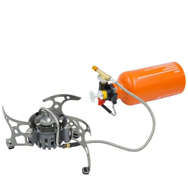Gasoline Multi-Oil Camping Stove Silver Camp Cooking - Tophatter Daily Deals