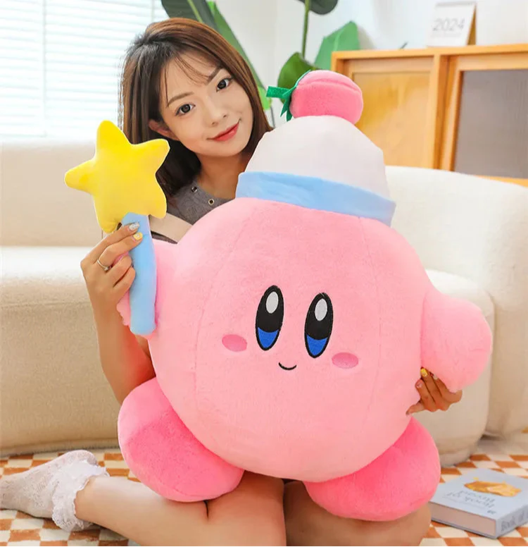 Kirby Magic Wand Plush Anime - Tophatter Daily Deals