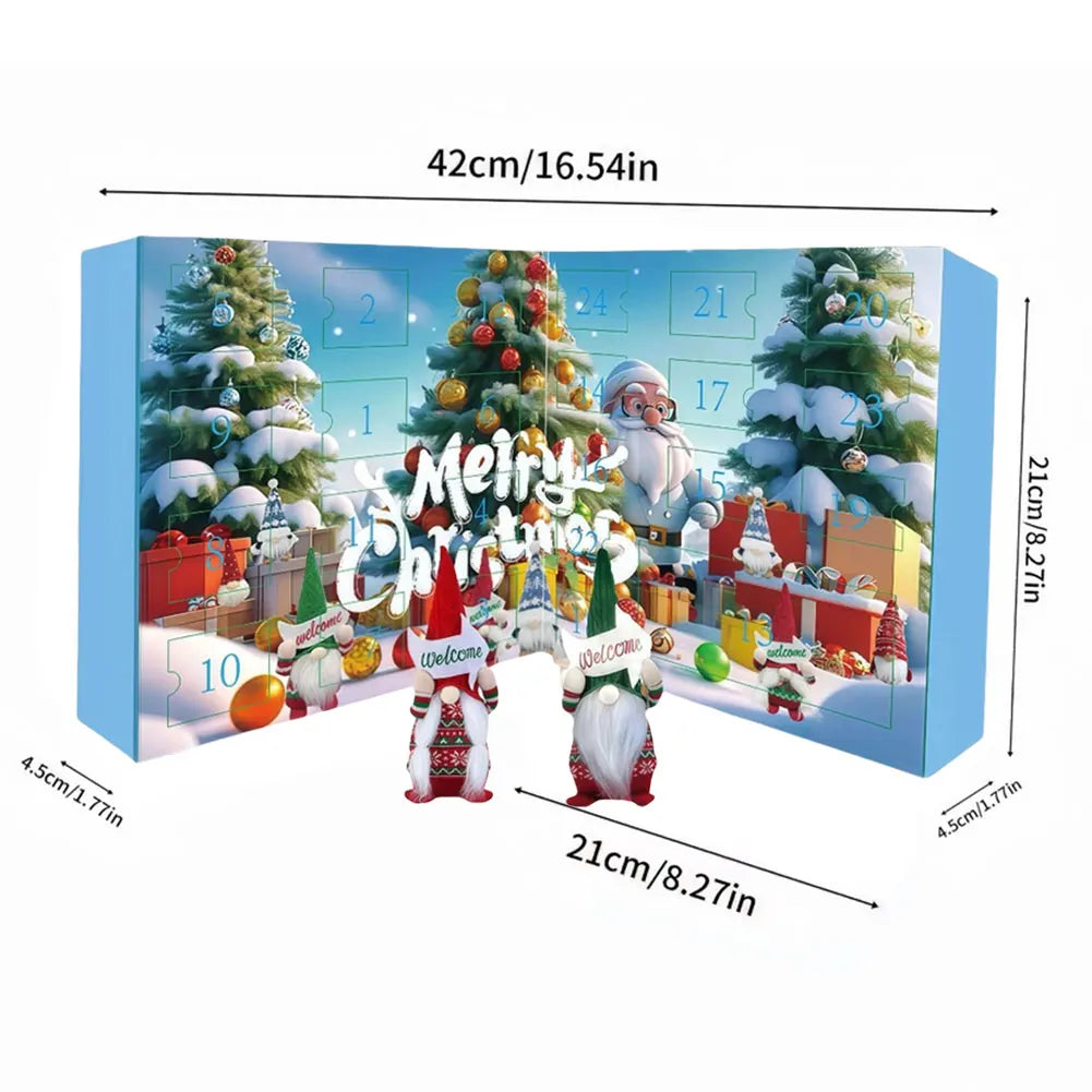 Christmas Gnome Advent Calendar 24 Plush Gnome Dolls 2025 - Tophatter Daily Deals