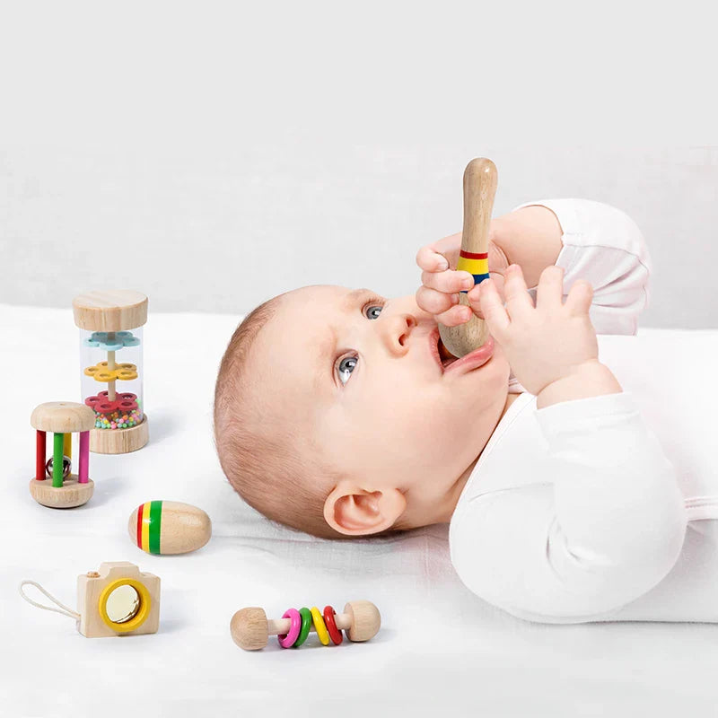 Musical Rattle Set With Xylophone Newborn Sensory Toys - Tophatter Daily Deals