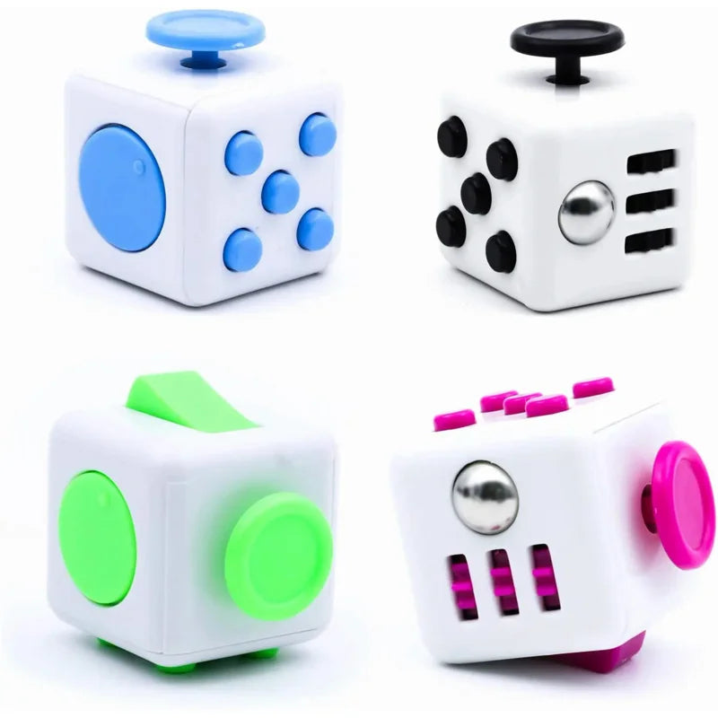 Fidget Cube Stress Relief Toy Sensory Dice For Focus - Tophatter Daily Deals