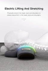 Neck Massage Pillow Heating Vibration Memory Foam Support - Tophatter Daily Deals