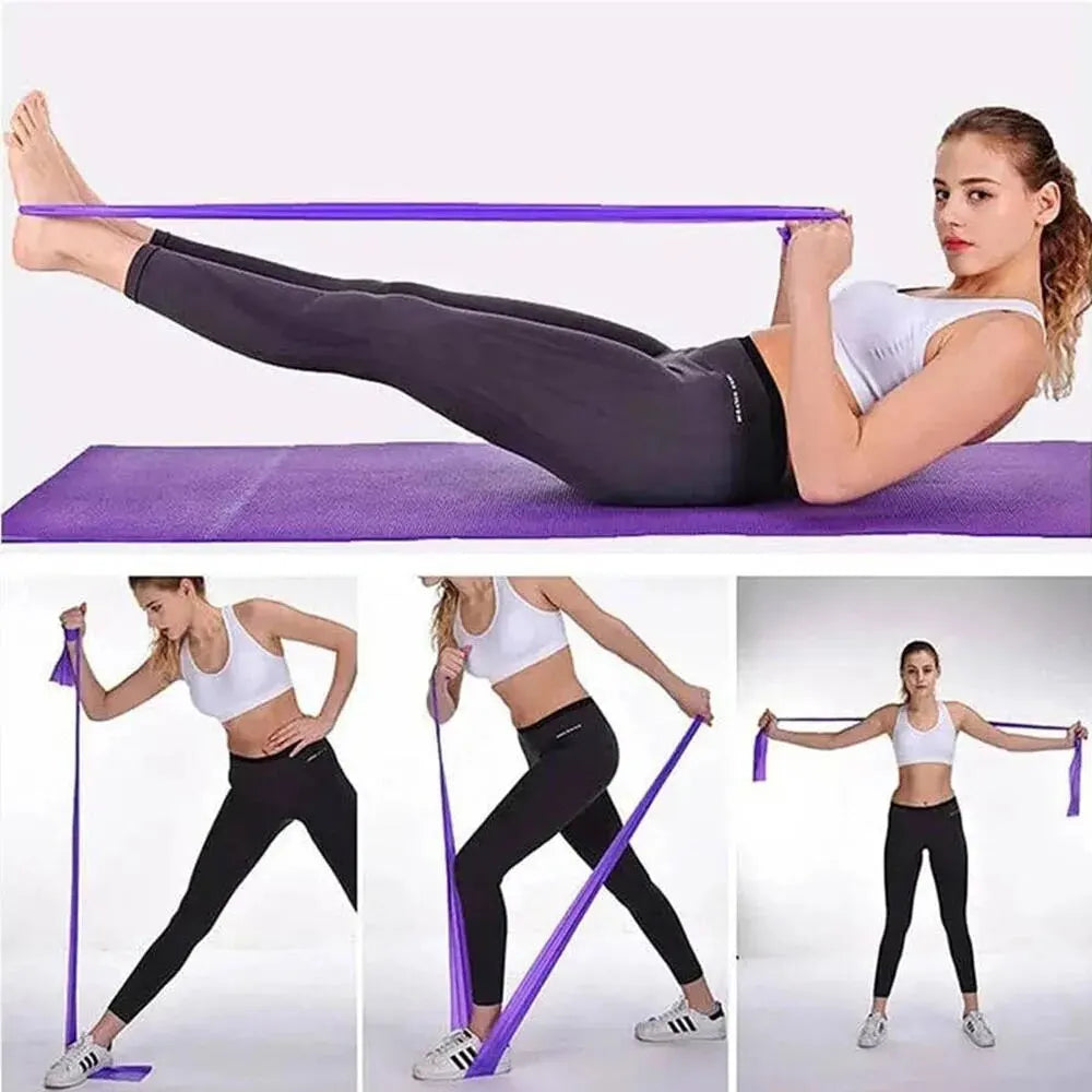 Resistance Bands Set Elastic Exercise Bands Home Gym - Tophatter Daily Deals