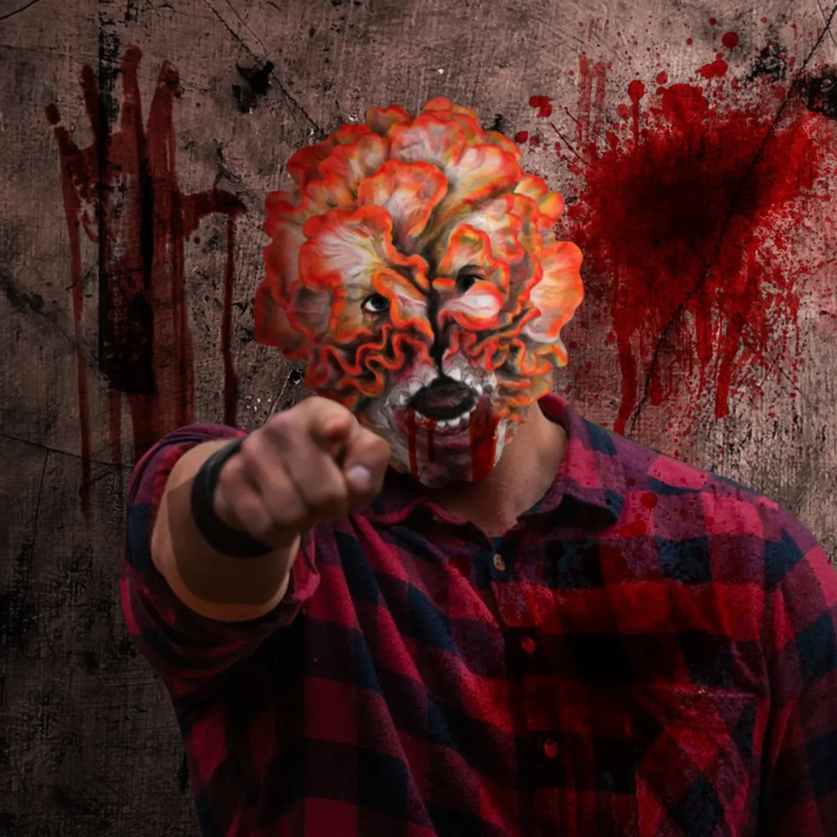 Halloween Mask Latex Clicker Cosplay Full Face Monster 2025 - Tophatter Daily Deals