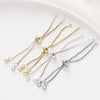 Adjustable Slider Chains For DIY Bracelet Making Accessories - Tophatter Daily Deals