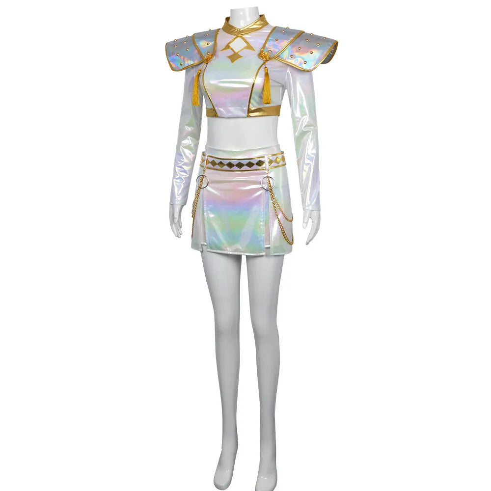 Lightweight Flattering Women Cosplay Set - Holographic PVC - Tophatter Daily Deals
