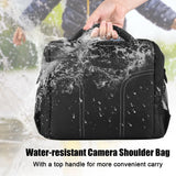 Camera Shoulder Bag Travel Case Black Camera Bags & Cases - Tophatter Daily Deals