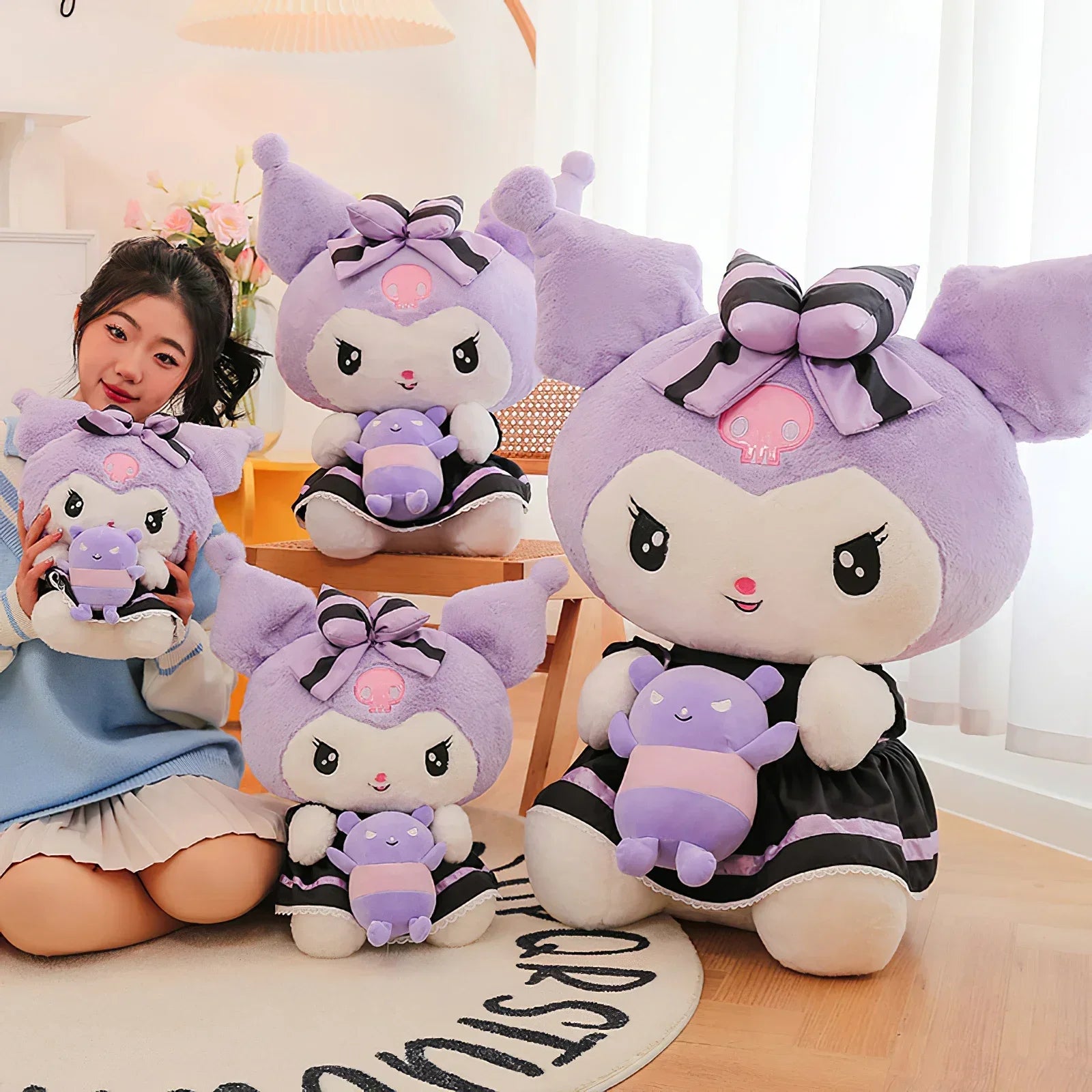 Kawaii Sanrio Purple Kuromi Cute Little Devil Plush Toy Anime - Tophatter Daily Deals