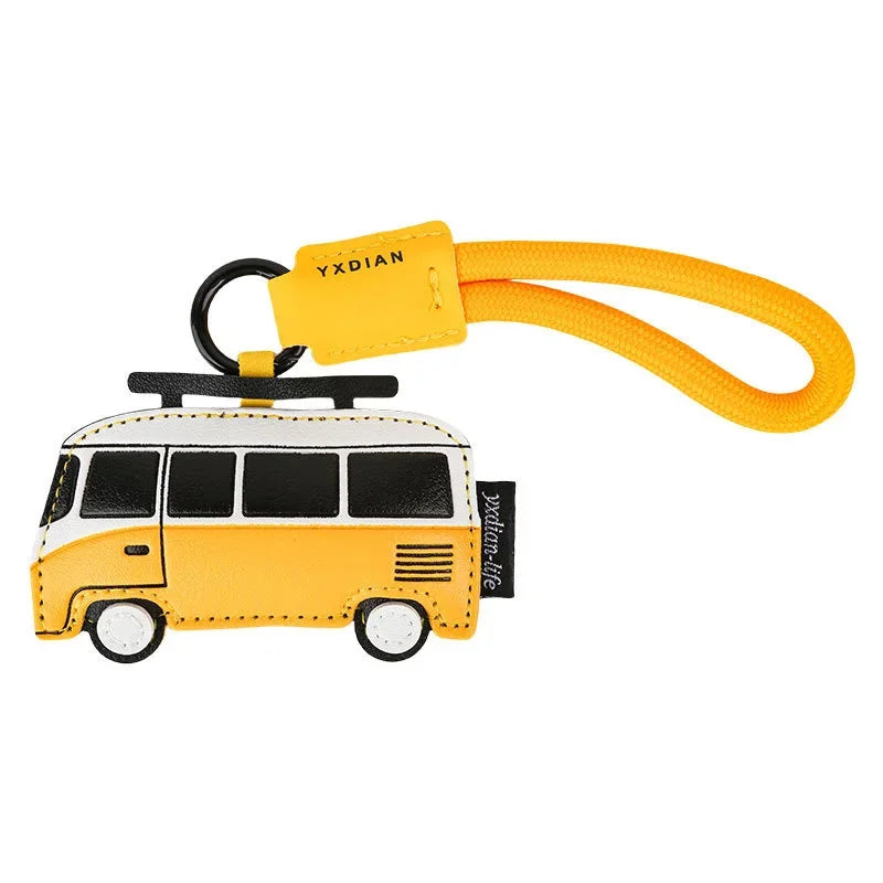 Leather Keychain Handmade Transportation Charm Gift 2025 - Tophatter Daily Deals