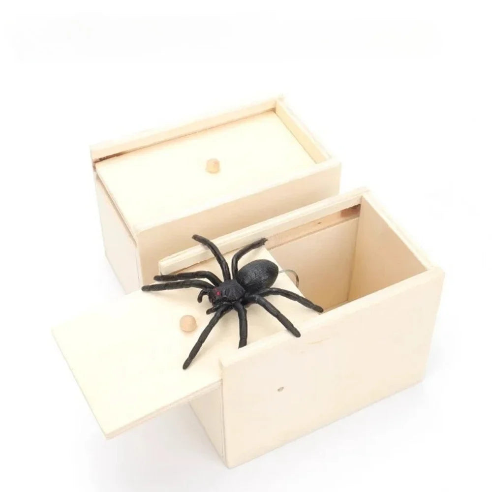 Funny Pop-Up Spider Scare Box - Desk Decor Gag Gift for Halloween, Christmas & Birthday, Novelty Office Toy & Home Decoration - Tophatter Daily Deals
