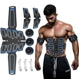 Abdominal Muscle Trainer EMS Fitness Belt Blue Fitness - Tophatter Daily Deals