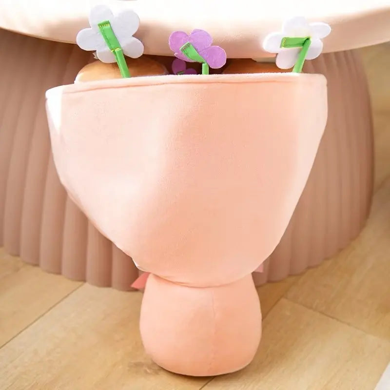 Kawaii Boba Flower Plush Toy Bouquet Bubble Tea Dolls Preserved Flowers Plushies Valentine's Day Graduation Gift Food - Tophatter Daily Deals