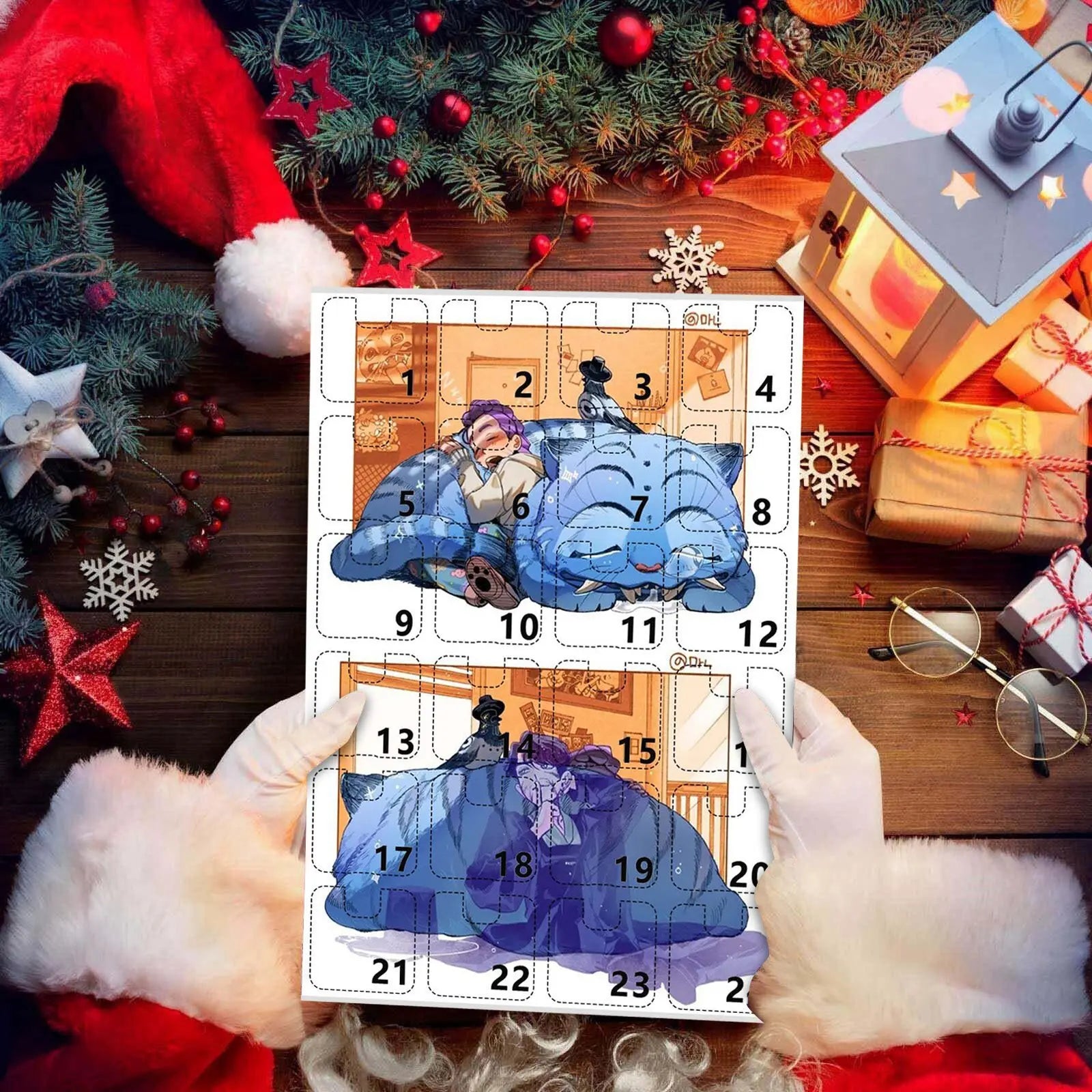Kpop Advent Calendar 24 Day Demon Hunters Keychain Gift - Tophatter Daily Deals