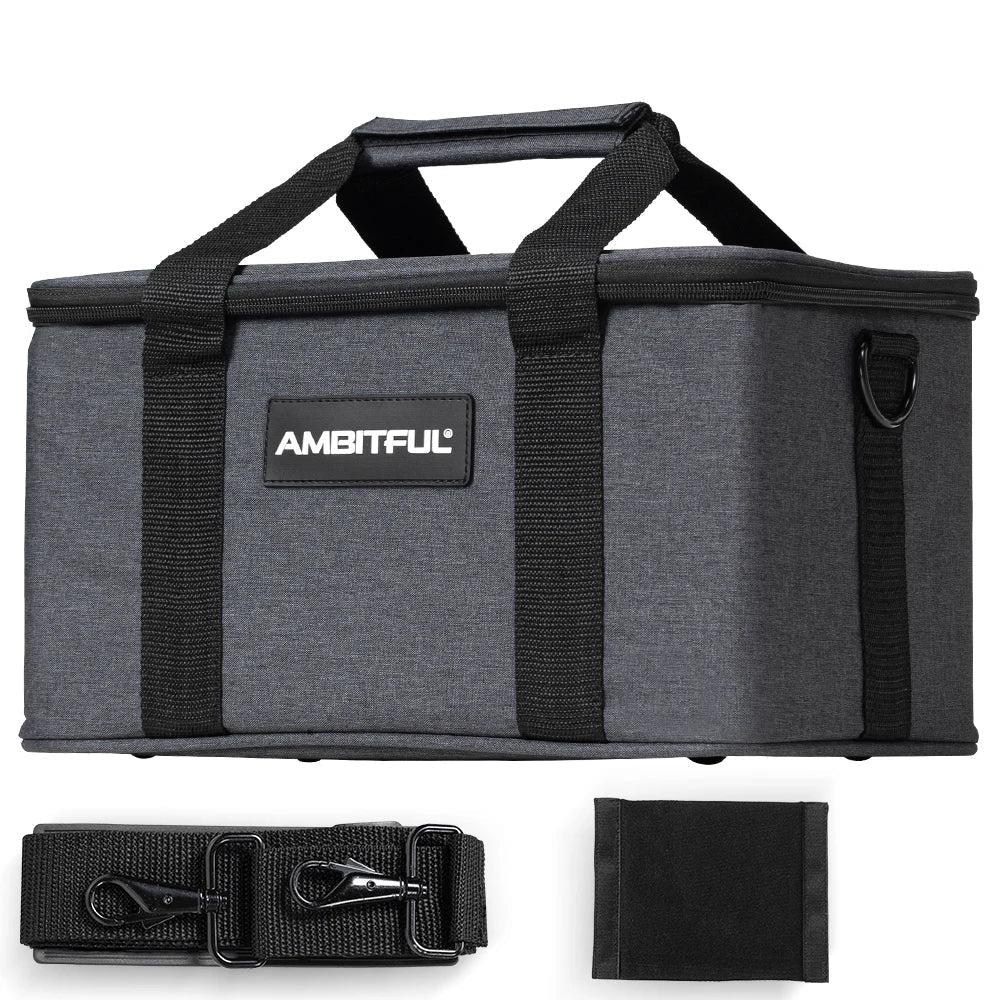 Studio Flash Video Camera Shoulder Bag Grey Camera Bags & Cases - Tophatter Daily Deals