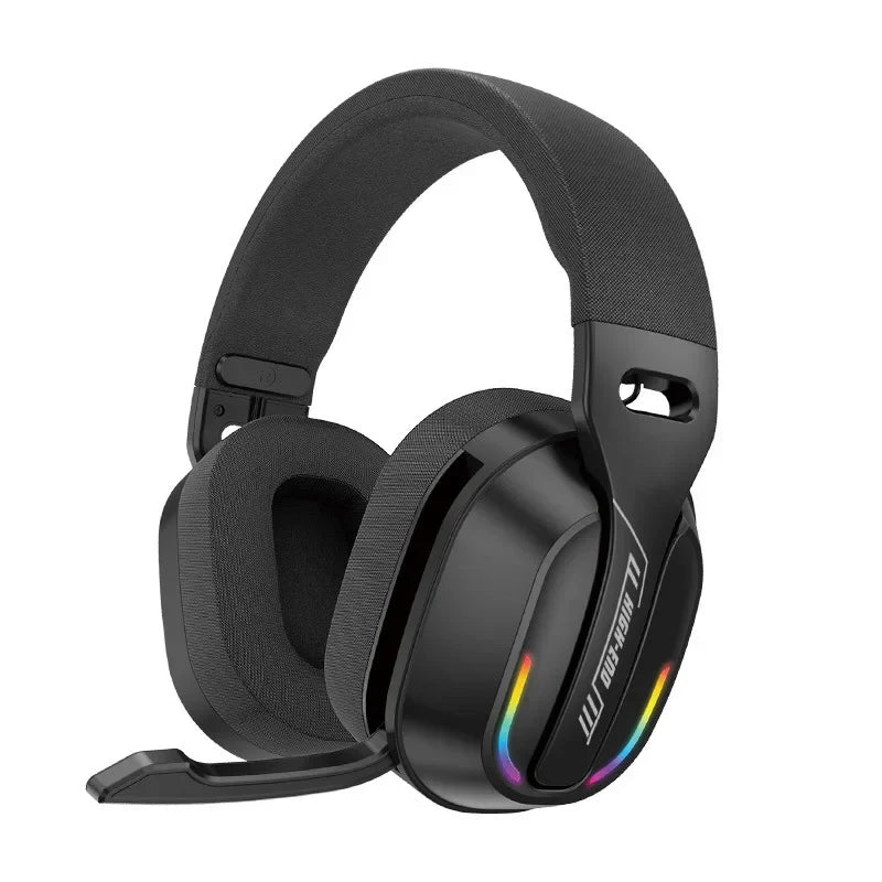 Gaming Headset Bluetooth 5.4 Wireless RGB Low Latency - Tophatter Daily Deals