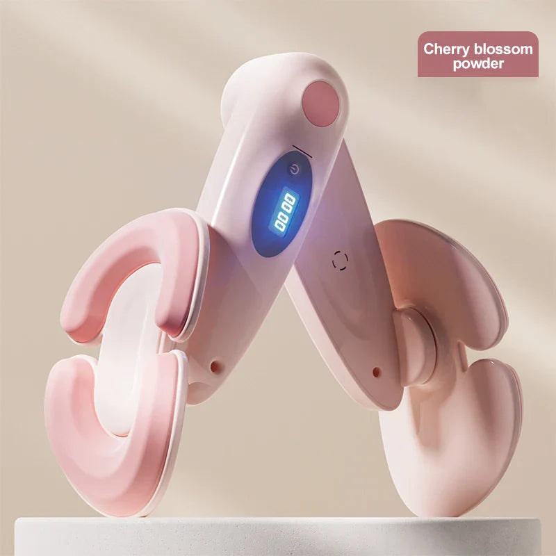 LED Counting Pelvic Floor Leg Clamp Trainer Pink Fitness - Tophatter Daily Deals