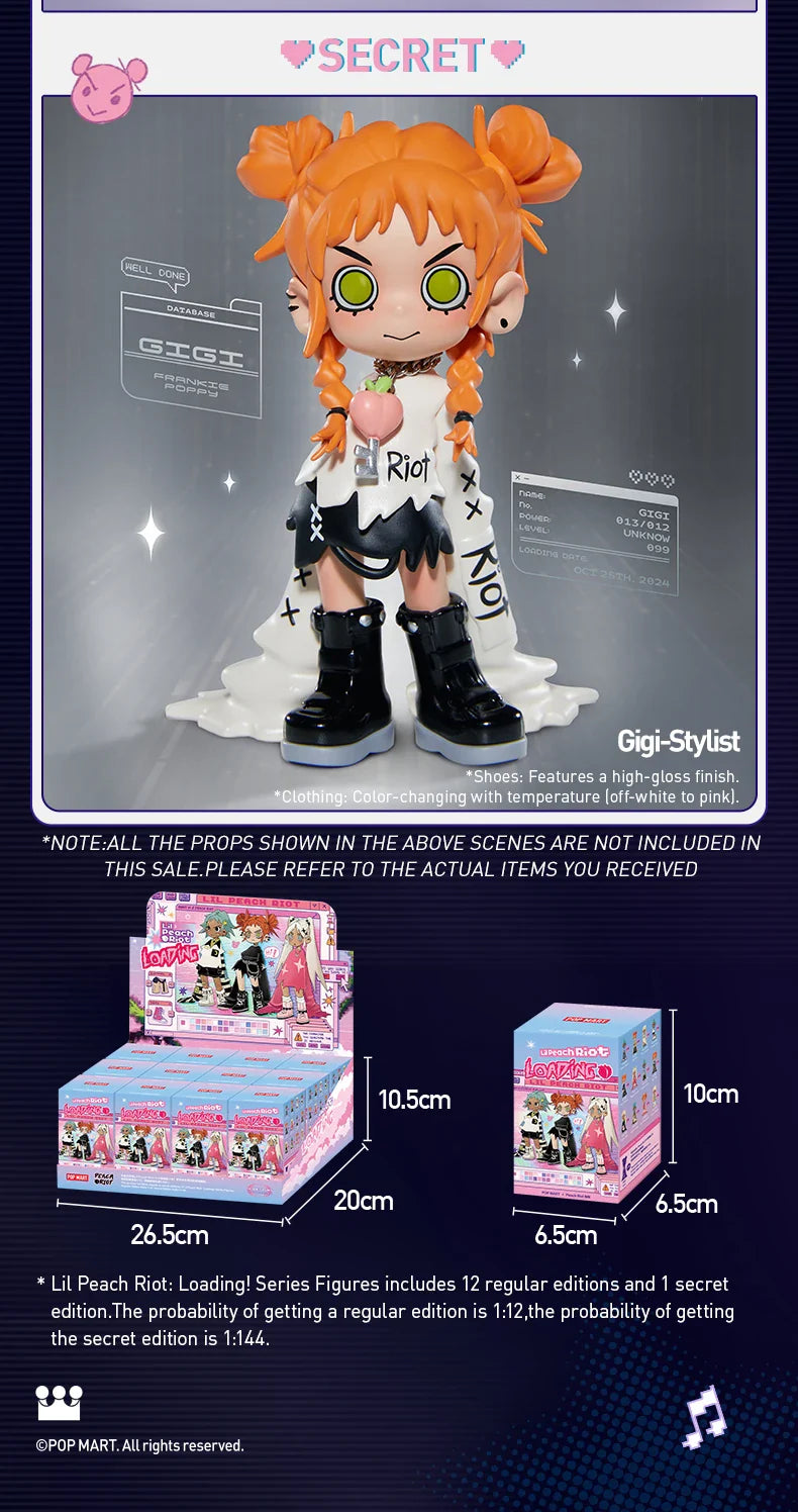 Genuine Pop Mart Lil Peach Riot: Loading! Series Figures Blind Box Outer Space - Tophatter Daily Deals
