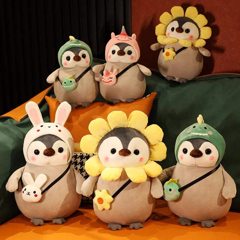 Penguin Dinosaur Sunflower Plush Toy Animals - Tophatter Daily Deals