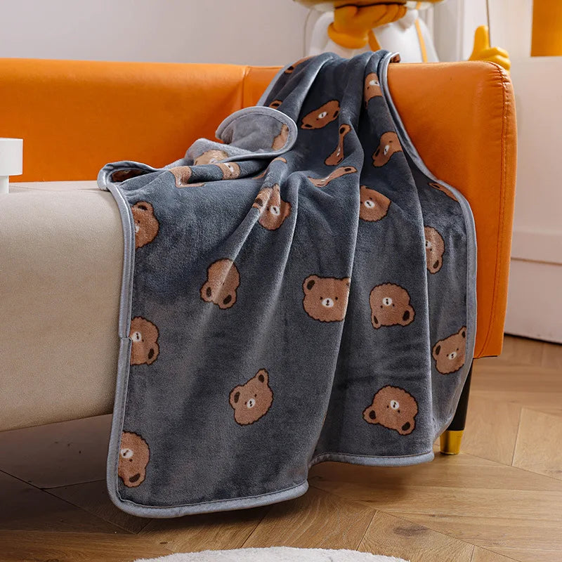 Miffy Throw Blanket Fleece Animals - Tophatter Daily Deals