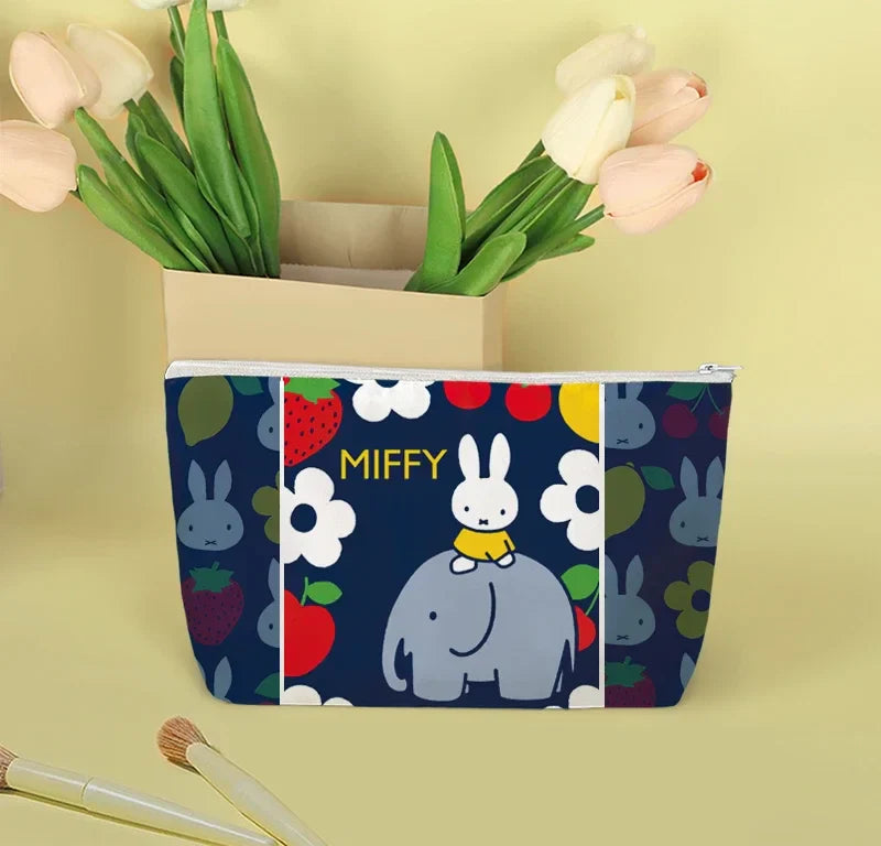 MIffy Makeup Bag Dark Blue Animals - Tophatter Daily Deals