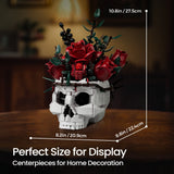 Skull Bouquet Building Set Gothic Home Decor Halloween - Tophatter Daily Deals