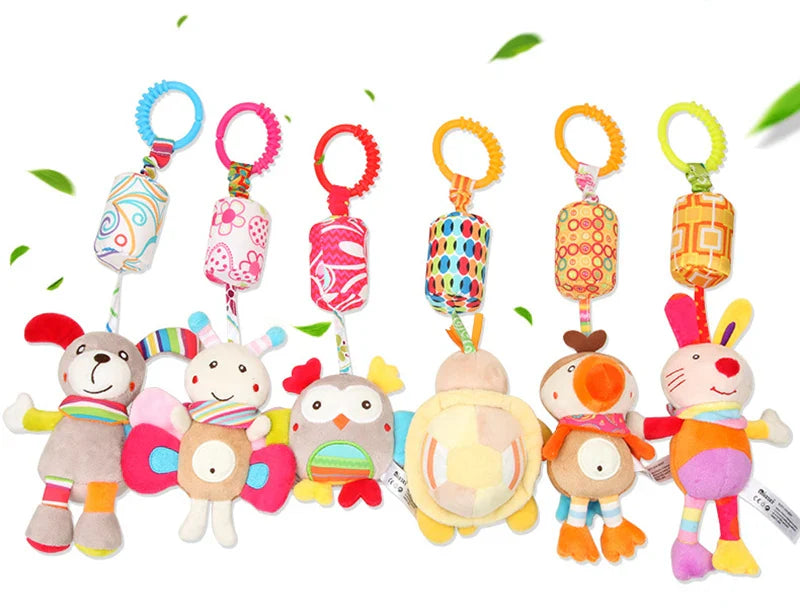 Baby Rattle Hanging Plush Toy Newborn Sensory Toys Gift - Tophatter Daily Deals