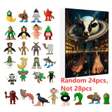 Advent Calendar 24 Day Italian Brainrot Christmas Keepsake E Silicone Figure - Tophatter Daily Deals