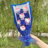 Sanrio Kawaii Hello Kitty Plush Flowers Bouquet Flowers - Tophatter Daily Deals