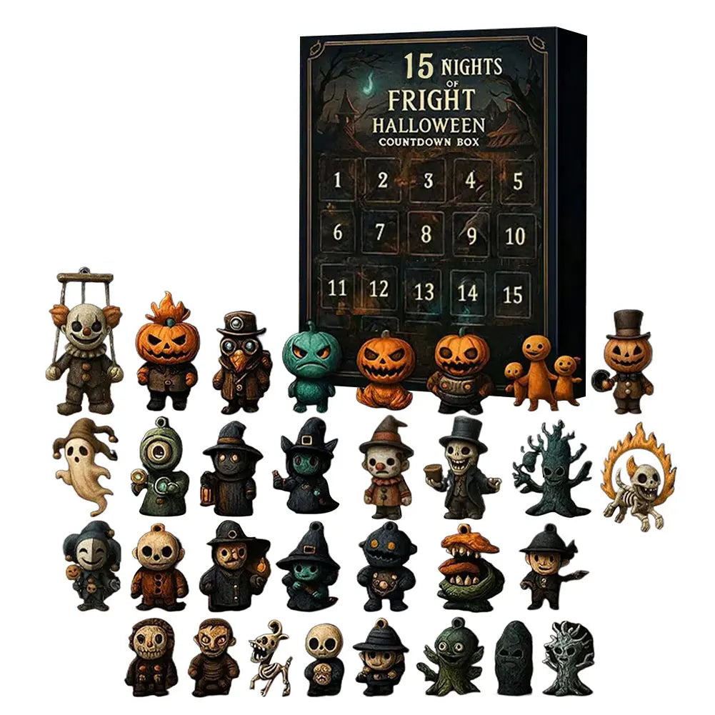 Halloween Advent Calendar 31 Days Collectible Figurines 2025 - Tophatter Daily Deals