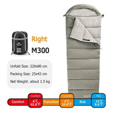 4-Season Camping Lengthened Cotton Sleeping Bag Green Sleeping Bags - Tophatter Daily Deals