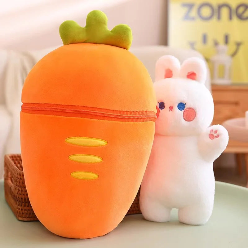 Bunny Taiyaki Plush Toys Cute Strawberry Pig Rabbits Animals - Tophatter Daily Deals
