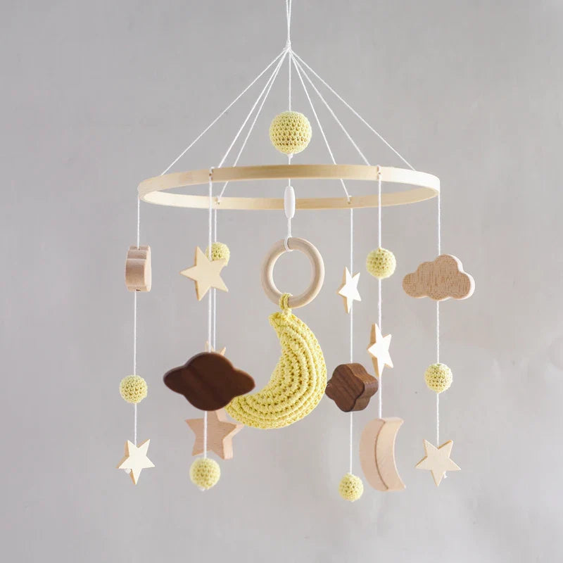 Hot Air Balloon Crib Mobile Newborn Sensory Toys Soothing - Tophatter Daily Deals
