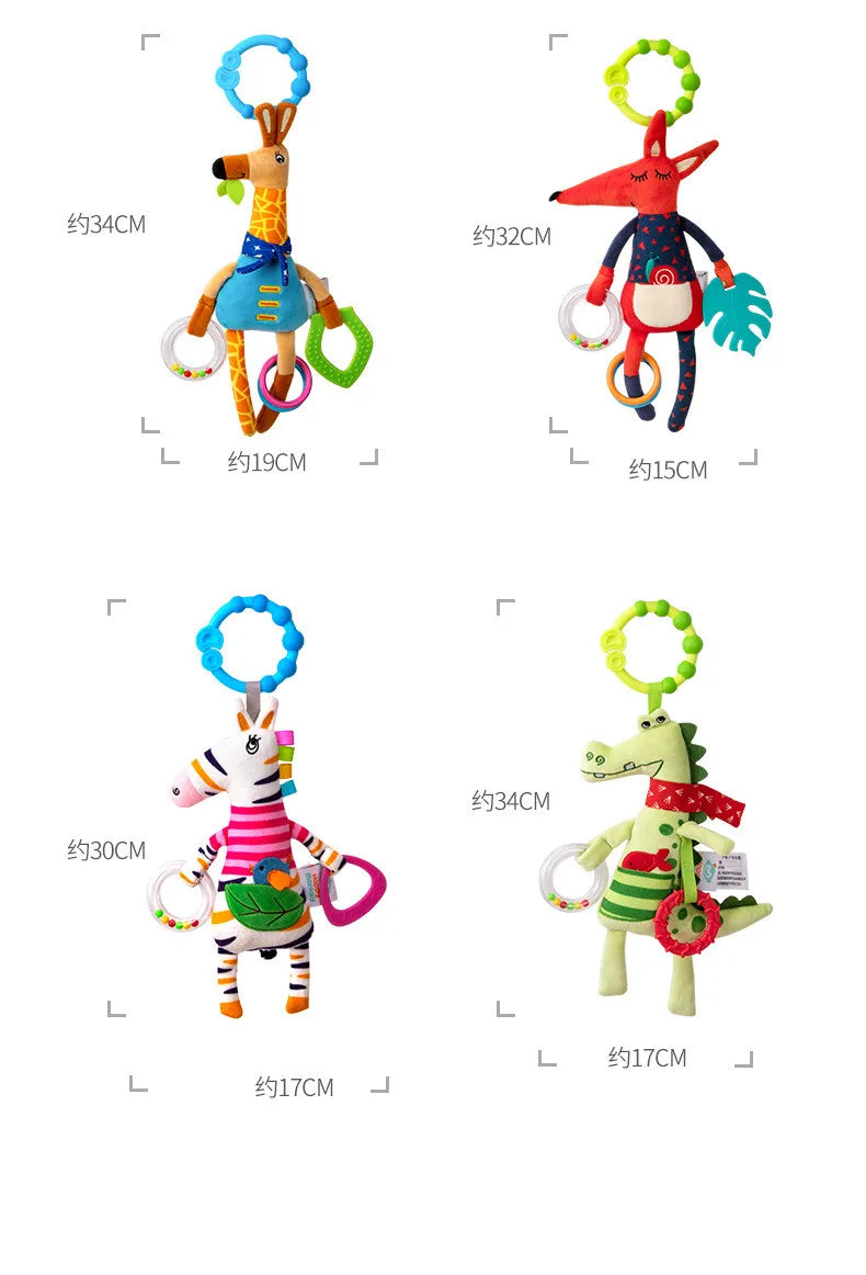 Giraffe Spiral Crib Toy Newborn Sensory Toys Rattle - Tophatter Daily Deals